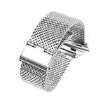 304 Stainless Steel Milanese Watch Band with Connector For Apple Watch Series 10 42mm / 9&8&7 41mm / SE 3&SE 2&6&SE&5&4 40mm / 3&2&1 38mm, For Apple Watch Series 7  41mm / & 6 & SE & 5 & 4 40mm