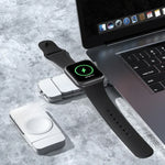 شاحن لاسلكي مغناطيسي سريع U8 USB / Type-C لساعات آبل سيريس، U8