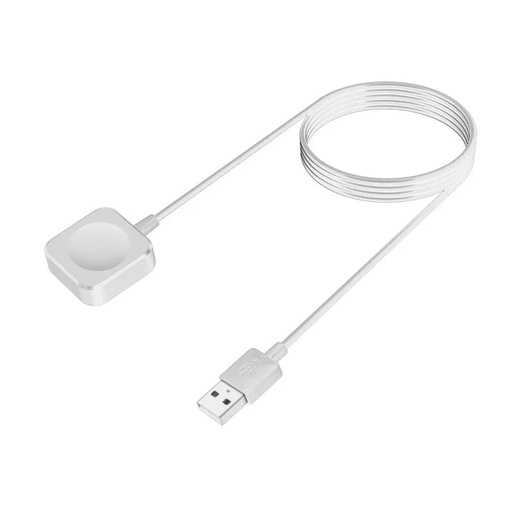كابل شحن USB مغناطيسي سريع مربع بطول 1 متر لساعات آبل سيريس ألترا/8/7/6/SE/SE2/5/4/3/2