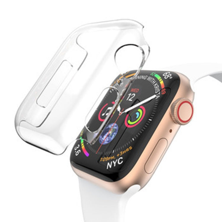 For Apple Watch Series 6 / 5 / 4 / Watch SE 40mm Full Coverage PC Case(Transparent), For Apple Watch Series 6 / 5 / 4 / Watch SE 40mm