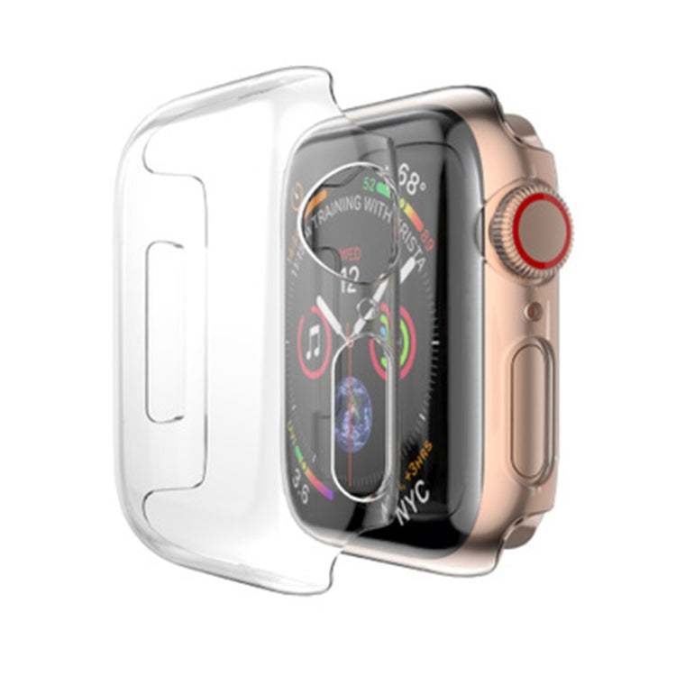 For Apple Watch Series 6 / 5 / 4 / Watch SE 40mm Full Coverage PC Case(Transparent), For Apple Watch Series 6 / 5 / 4 / Watch SE 40mm