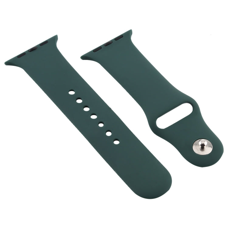 For Apple Watch Series 7 41mm / 6 & SE & 5 & 4 40mm / 3 & 2 & 1 38mm Silicone Watch Band, For Apple Watch Series 7 41mm / 6 & SE & 5 & 4 40mm / 3 & 2 & 1 38mm