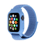 For Apple Watch Ultra 49mm&Watch Ultra 2 49mm / Series 10 46mm / 9&8&7 45mm / SE 3&SE 2&6&SE&5&4 44mm / 3&2&1 42mm Nylon Watch Band with Hook and Loop Fastener, For Apple Watch Ultra 49mm / Series 8&7 45mm / SE 2&6&SE&5&4 44mm / 3&2&1 42mm             ...