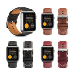 Denior Environmental Luxury Car Watch Leather Watch Band for Apple Watch Series 10 42mm / 9&8&7 41mm / SE 3&SE 2&6&SE&5&4 40mm / 3&2&1 38mm