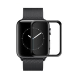 mocolo 0,33 mm 9H 3D Rundkanten-Schutzfolie aus gehärtetem Glas mit vollflächiger Verklebung für Apple Watch Series 6 / 5 / 4 / Watch SE 44 mm