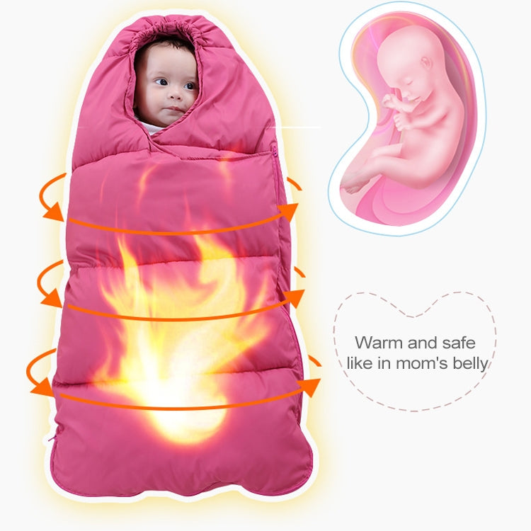 Baby Sleeping Bag Thickened Warm Newborn Quilt, Size:80cm, for 0-1 Years Old