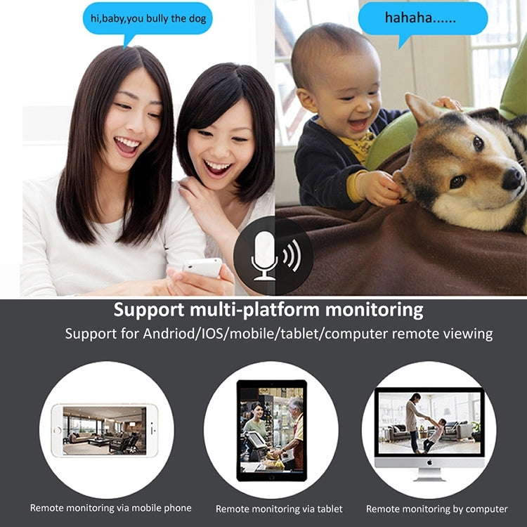 كاميرا IP لاسلكية YH001 بدقة 720P HD 1.0 ميجابكسل، تدعم الرؤية الليلية بالأشعة تحت الحمراء / كشف الحركة / التحكم عبر التطبيق، بمقبس أسترالي، YH001 720P
