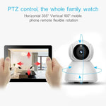 كاميرا IP لاسلكية بدقة 720P HD 1.0 ميجابكسل، تدعم الرؤية الليلية بالأشعة تحت الحمراء / كشف الحركة / التحكم عبر التطبيق، قابس الاتحاد الأوروبي، 720P