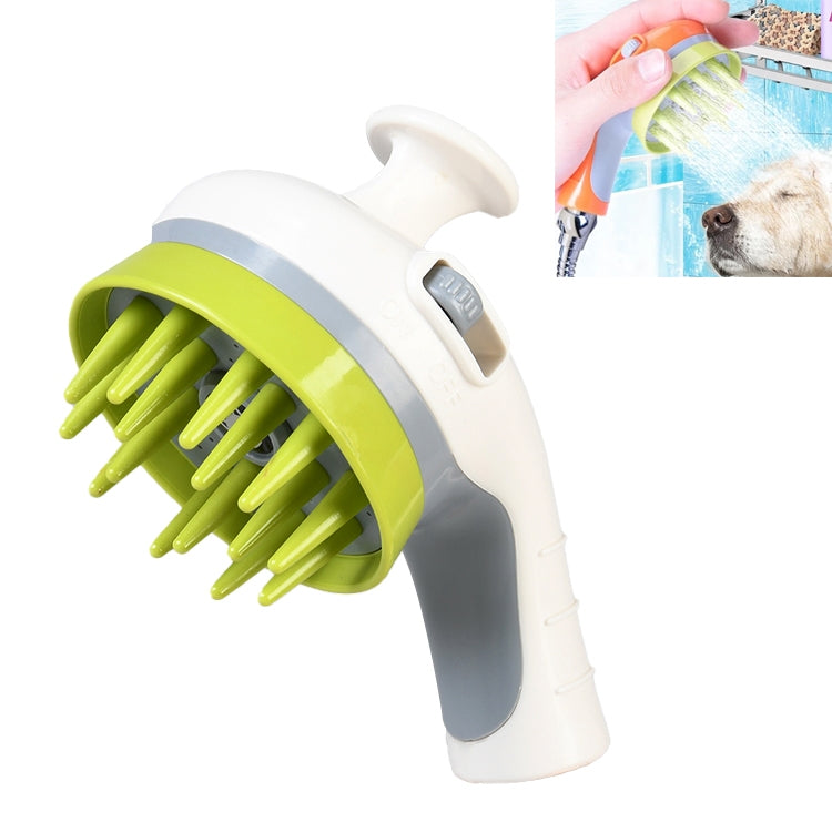 Pet Shower Shower Brush with Non-slip Handle Nozzle