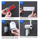 Ultraviolet Toothbrush Sterilizer Bathroom Wall-mounted Toothbrush Holder