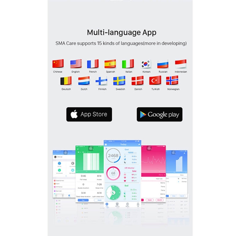 SMA-B3 Fitness Tracker 0.96 inch Bluetooth Smart Bracelet, IP67 Waterproof, Support Activity Traker / Heart Rate Monitor / Blood Pressure Monitor / Remote Capture, SMA-B3/Black, SMA-B3/Orange, SMA-B3/Green, SMA-B3/Blue