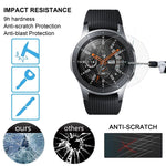ENKAY Hat-Prince 0.2mm 9H 2.15D Curved Edge Tempered Glass Film for Galaxy Watch 46mm, Tempered Glass/46mm, 2 PCS Tempered Glass/46mm
