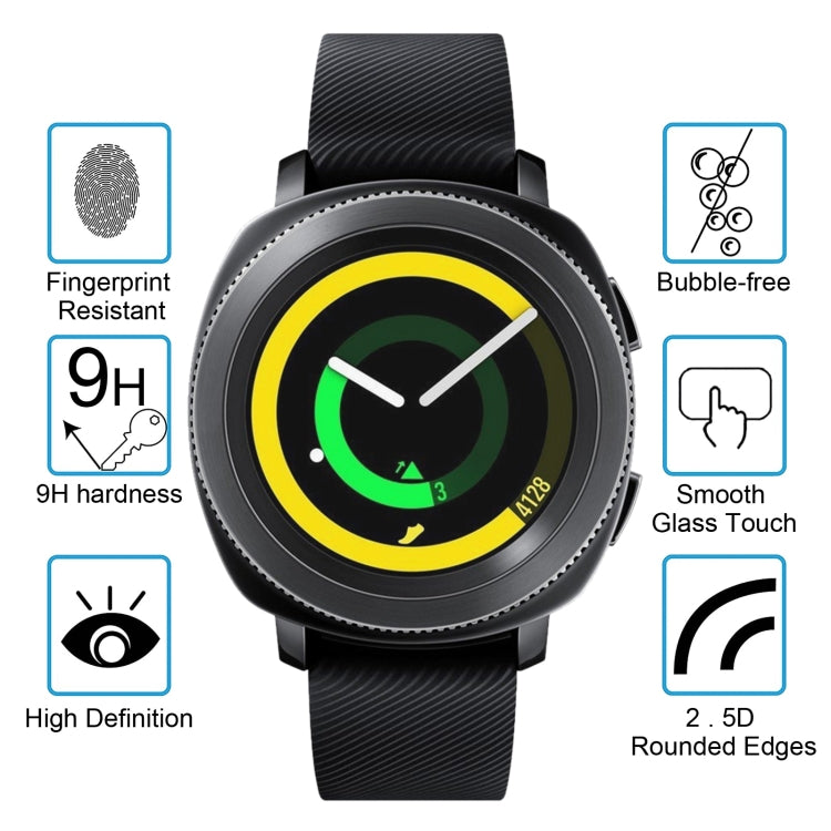 ENKAY Hat-Prince for Samsung Gear Sport Smart Watch 0.2mm 9H Surface Hardness 2.15D Explosion-proof Tempered Glass Screen Film, For  Samsung Gear Sport