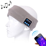 Gestricktes Bluetooth-Headset mit Mikrofon für Sport und Musik, kompatibel mit iPhone, Samsung und anderen Bluetooth-Geräten