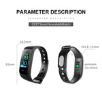 CK17S 0.96 inches IPS Screen Smart Bracelet IP67 Waterproof, Support Call Reminder / Heart Rate Monitoring / Blood Pressure Monitoring / Sleep Monitoring