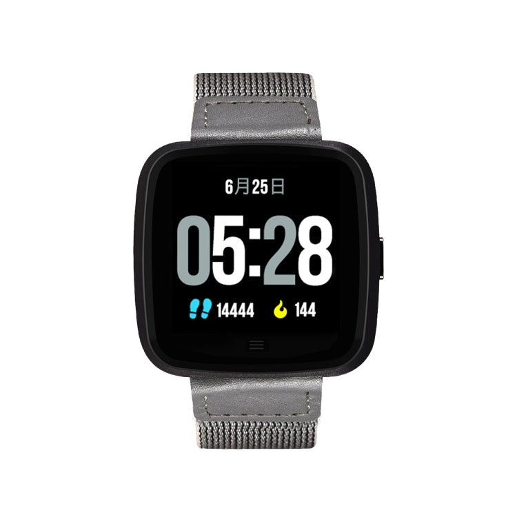 DTNO.1 G12 1.3 inches OLED Color Screen Smart Bracelet IP67 Waterproof, Nylon Watchband, Support Call Reminder /Heart Rate Monitoring /Sedentary Reminder /Multi-sport Mode