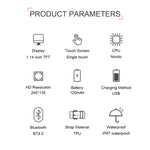 TD19 1.14 inches IPS Screen Smart Bracelet IP67 Waterproof, Support Call Reminder / Heart Rate Monitoring / Blood Pressure Monitoring / Sleep Monitoring /  Remote Camera