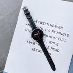 For Samsung Galaxy Watch 22mm Smart Watch Universal Double-sided Leather Small Watch Band, 22mm