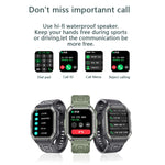KR06 Waterproof Pedometer Sport Smart Watch, Support Heart Rate / Blood Pressure Monitoring / BT Calling