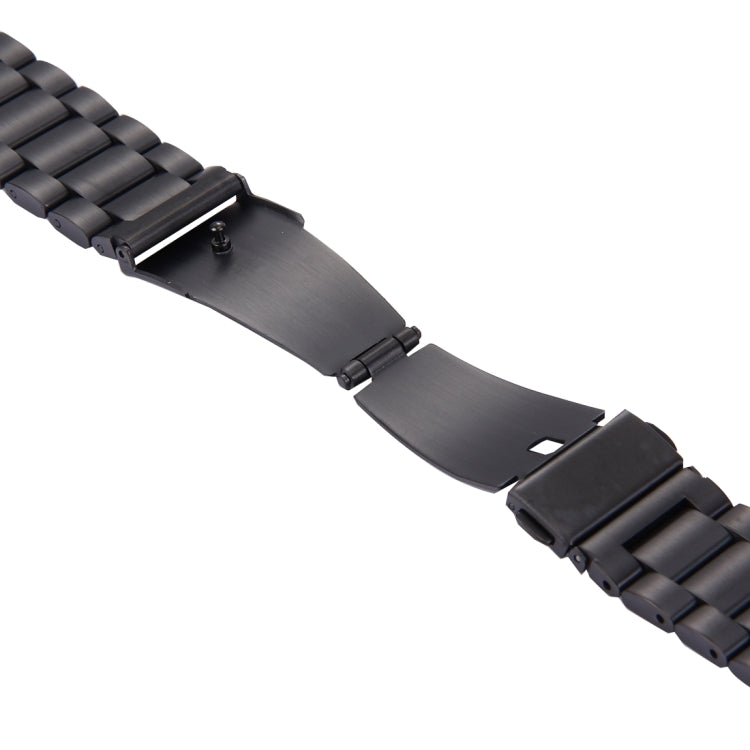 For Samsung Gear S2 Classic Smart Watch Butterfly Buckle 3 Beads Stainless Steel Watchband