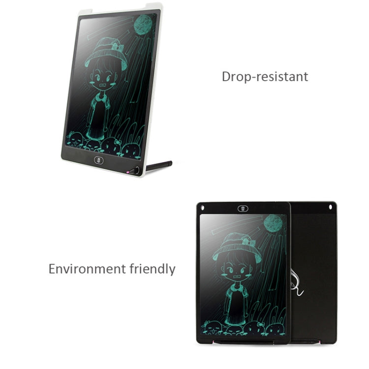 Portable 12 inch LCD Writing Tablet Drawing Graffiti Electronic Handwriting Pad Message Graphics Board Draft Paper with Writing Pen, 12 inch Blue, 12 inch Red, 12 inch White, 12 inch Black, 12 inch Green