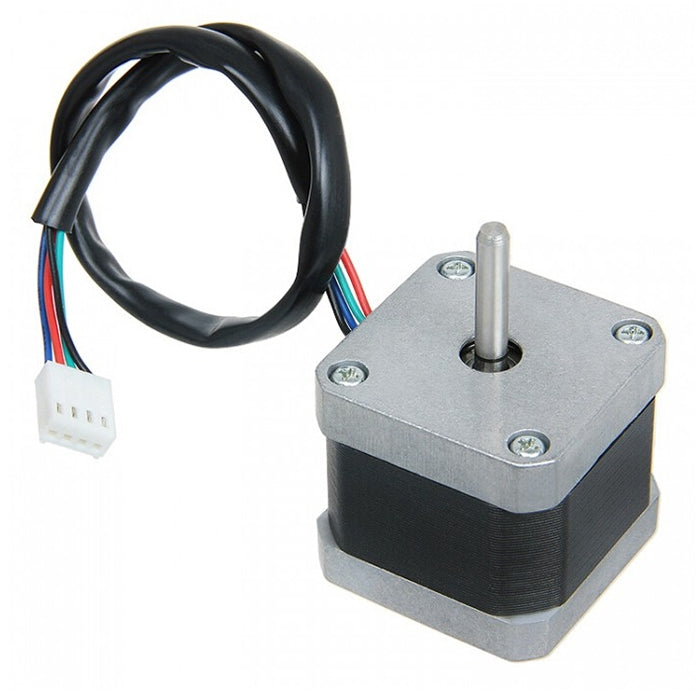 محرك خطوي Nema 17، 42 BYG ذو عمود معكوس