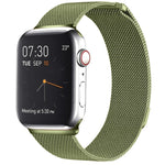 Magnetisches Edelstahl-Armband im Milanaise-Stil für Apple Watch Ultra 49 mm &amp; Watch Ultra 2 49 mm / Series 10 46 mm / 9 &amp; 8 &amp; 7 45 mm / SE 3 &amp; SE 2 &amp; 6 &amp; SE &amp; 5 &amp; 4 44 mm / 3 &amp; 2 &amp; 1 42 mm