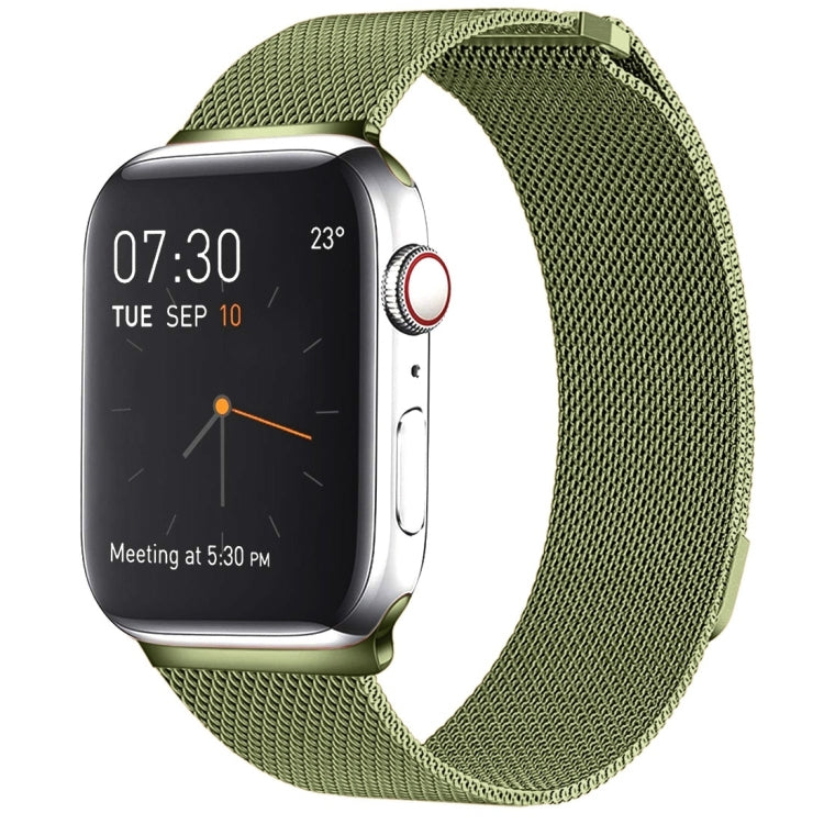 Magnetisches Edelstahl-Armband im Milanaise-Stil für Apple Watch Ultra 49 mm & Watch Ultra 2 49 mm / Series 10 46 mm / 9 & 8 & 7 45 mm / SE 3 & SE 2 & 6 & SE & 5 & 4 44 mm / 3 & 2 & 1 42 mm