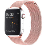 Magnetisches Edelstahl-Armband im Milanaise-Stil für Apple Watch Ultra 49 mm &amp; Watch Ultra 2 49 mm / Series 10 46 mm / 9 &amp; 8 &amp; 7 45 mm / SE 3 &amp; SE 2 &amp; 6 &amp; SE &amp; 5 &amp; 4 44 mm / 3 &amp; 2 &amp; 1 42 mm