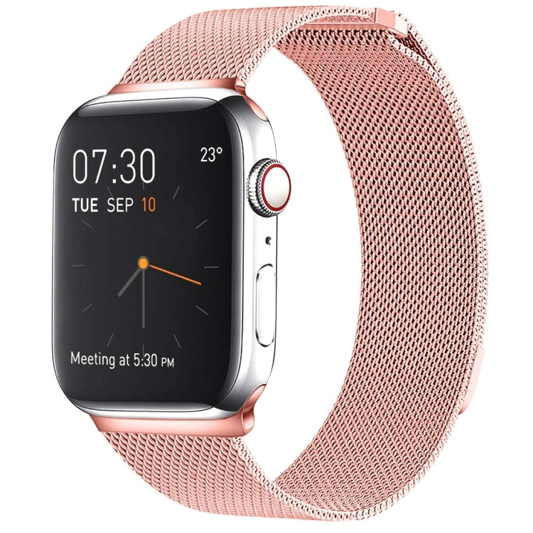 Magnetisches Edelstahl-Armband im Milanaise-Stil für Apple Watch Ultra 49 mm &amp; Watch Ultra 2 49 mm / Series 10 46 mm / 9 &amp; 8 &amp; 7 45 mm / SE 3 &amp; SE 2 &amp; 6 &amp; SE &amp; 5 &amp; 4 44 mm / 3 &amp; 2 &amp; 1 42 mm