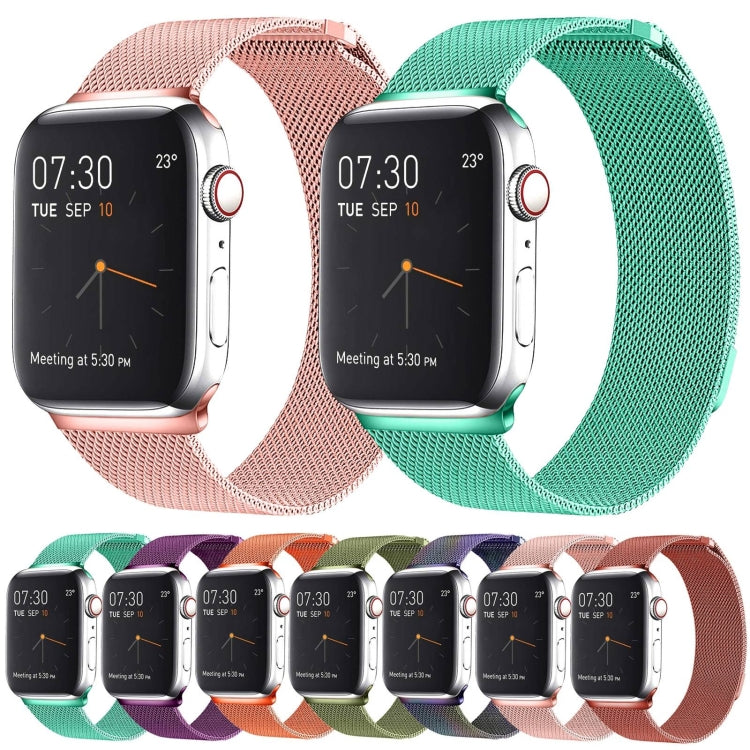 Magnetisches Edelstahl-Armband im Milanaise-Stil für Apple Watch Ultra 49 mm & Watch Ultra 2 49 mm / Series 10 46 mm / 9 & 8 & 7 45 mm / SE 3 & SE 2 & 6 & SE & 5 & 4 44 mm / 3 & 2 & 1 42 mm
