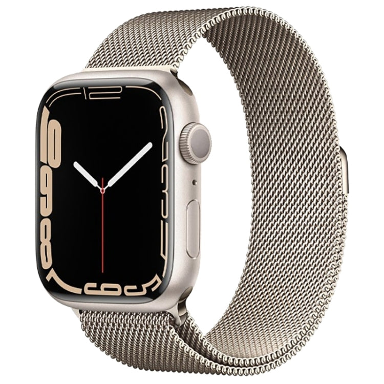 Magnetisches Edelstahl-Armband im Milanaise-Stil für Apple Watch Ultra 49 mm & Watch Ultra 2 49 mm / Series 10 46 mm / 9 & 8 & 7 45 mm / SE 3 & SE 2 & 6 & SE & 5 & 4 44 mm / 3 & 2 & 1 42 mm