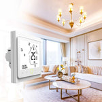 BHT-002GCLW 3A Load Water / Gas Boiler Type LCD Digital Heating Room Thermostat with Time Display, WiFi Control, BHT-002GBLW 3A (White) Gas Boiler Type, BHT-002GBLW 3A  (Black) Gas Boiler Type