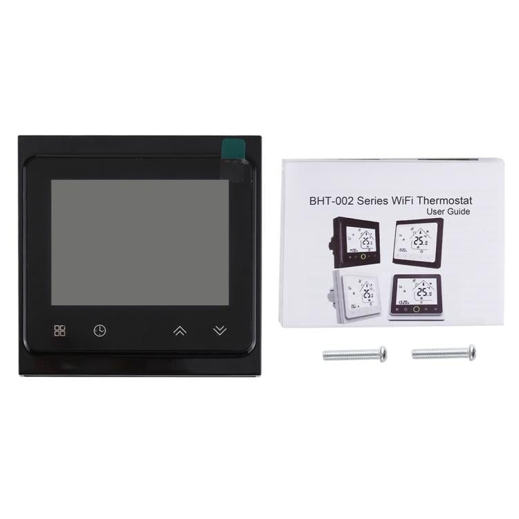 منظم حرارة غرفة تدفئة بشاشة LCD نوع تسخين ماء مع عرض الوقت، تحميل 3A، تحكم واي فاي، BHT-002GBLW 3A (أسود) نوع تسخين ماء، BHT-002GBLW 3A (أبيض) نوع تسخين ماء