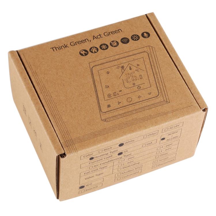 BHT-002GALW 3A Load Water Heating Type LCD Digital Heating Room Thermostat with Time Display, WiFi Control, BHT-002GBLW 3A (White) Water Heating Type, BHT-002GBLW 3A (Black) Water Heating Type