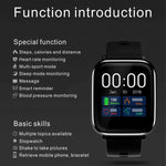 Q58S 1.3 inch TFT Touch Screen IP67 Waterproof Smartwatch, Support Call Reminder/ Heart Rate Monitoring /Blood Pressure Monitoring/ Sleep Monitoring