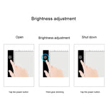 3.5W 5V LED USB Three Level of Brightness Dimmable A4 Acrylic Scale Copy Boards Anime Sketch Drawing Sketchpad with USB Cable 1.5m & Power Adapter, Copy Boards with USB Cable 1.5m & Power Adapter