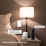 مفتاح إضاءة ذكي بشاشة زجاجية تعمل باللمس مع تحكم صوتي واي فاي TC120، يعمل مع Alexa Echo / Google Home