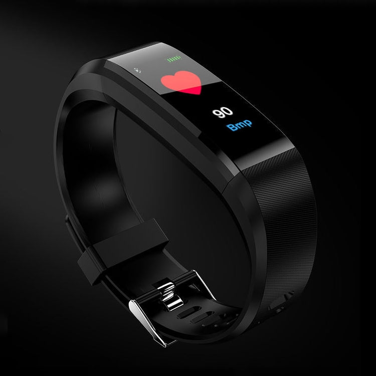 115Plus 0.96 inches OLED Color Screen Smart Bracelet,Support Call Reminder /Heart Rate Monitoring /Blood Pressure Monitoring /Sleep Monitoring /Sedentary Remind