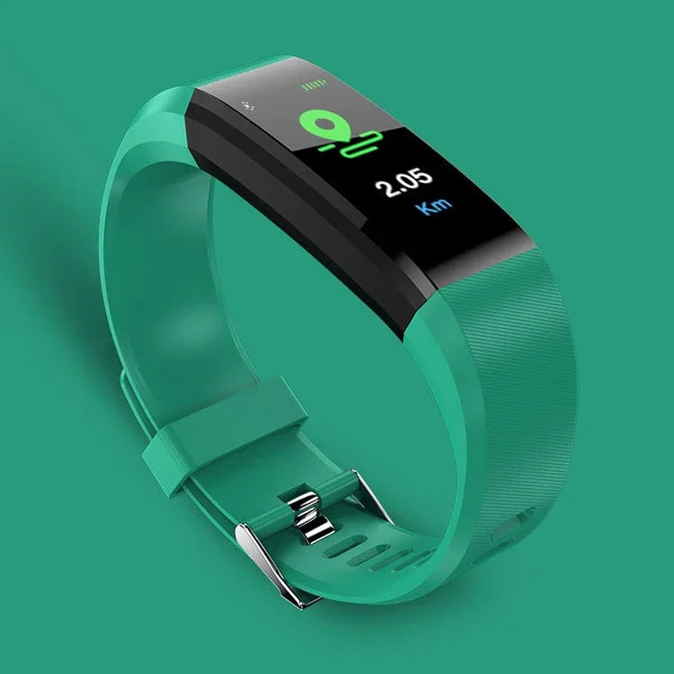 115Plus 0.96 inches OLED Color Screen Smart Bracelet,Support Call Reminder /Heart Rate Monitoring /Blood Pressure Monitoring /Sleep Monitoring /Sedentary Remind