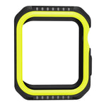 غطاء حماية صلب بلونين مقاوم للصدمات للساعة الذكية لسلسلة Apple Watch 3 / 2 / 1 38مم، لسلسلة Apple Watch 3 / 2 / 1 38مم (أسود أصفر)، لسلسلة Apple Watch 3 / 2 / 1 38مم (أحمر أسود)، لسلسلة Apple Watch 3 / 2 / 1 38مم (أبيض أزرق)