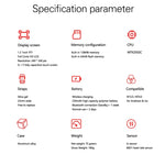 N6 Smart Watch 1.3 inch TFT Screen MTK2502C Bluetooth4.0, Silicone Watch Band, Support Heart Rate Monitor & Pedometer & Sleep Monitor & Sedentary Reminder, Silicone Watch Strap/Red, Silicone Watch Strap/Yellow