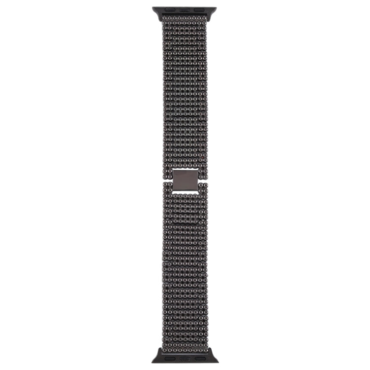 For Apple Watch Series 7 41mm / 6 & SE & 5 & 4 40mm / 3 & 2 & 1 38mm Nine Beads Stainless Steel Wrist Strap Watch Band, For Apple Watch Series 7 41mm / 6 & SE & 5 & 4 40mm / 3 & 2 & 1 38mm