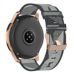 20mm Stripe Weave Nylon Wrist Strap Watch Band for Galaxy Watch 42mm, Galaxy Active / Active 2, Gear Sport, S2 Classic