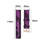 20mm Stripe Weave Nylon Wrist Strap Watch Band for Galaxy Watch 42mm, Galaxy Active / Active 2, Gear Sport, S2 Classic