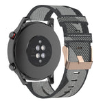 22mm Stripe Weave Nylon Wrist Strap Watch Band for Huawei GT / GT2 46mm, Honor Magic Watch 2 46mm / Magic