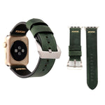 Für Apple Watch Ultra 49 mm &amp; Watch Ultra 2 49 mm / Series 10 46 mm / 9 &amp; 8 &amp; 7 45 mm / SE 3 &amp; SE 2 &amp; 6 &amp; SE 5 &amp; 4 44 mm / 3 &amp; 2 &amp; 1 42 mm: Armband aus echtem Leder mit Retro-XX-Linienmuster