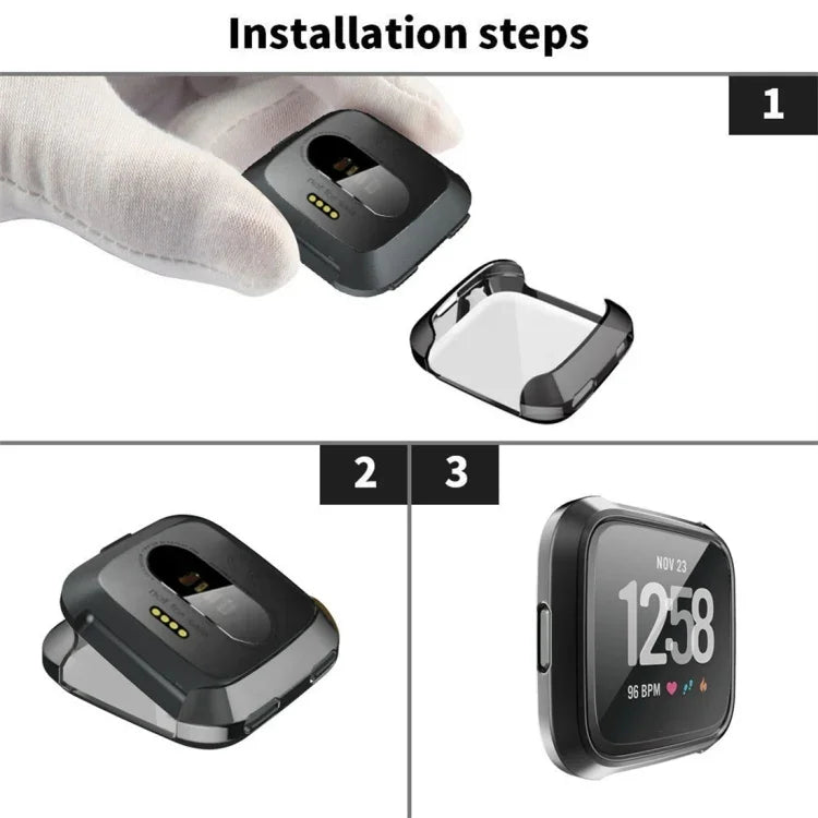 Smart Watch Soft TPU Protective Case for Fitbit Versa