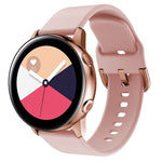 سوار ساعة بإبزيم مطلي كهربائياً للساعة الذكية Galaxy Watch Active