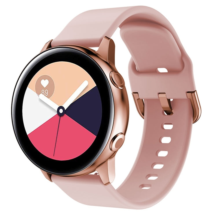 سوار ساعة بإبزيم مطلي كهربائياً للساعة الذكية Galaxy Watch Active